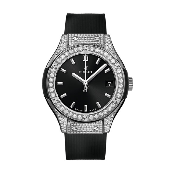 CLASSIC FUSION TITANIUM PAVE