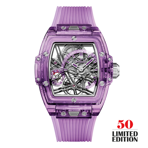 SPIRIT OF BIG BANG TOURBILLON 5-DAY POWER  RESERVE PURPLE SAPPHIRE