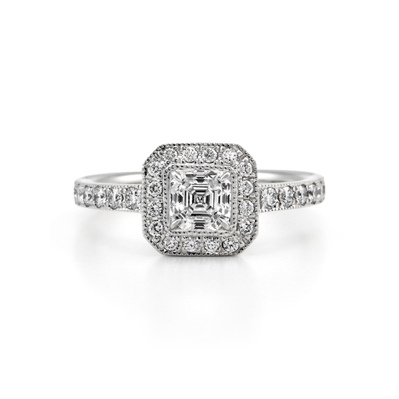 ROYAL ASSCHER CUT RING