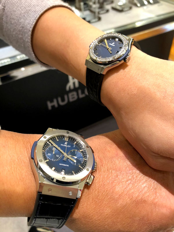 HUBLOT クラシックフュージョン　チタニウムブルー