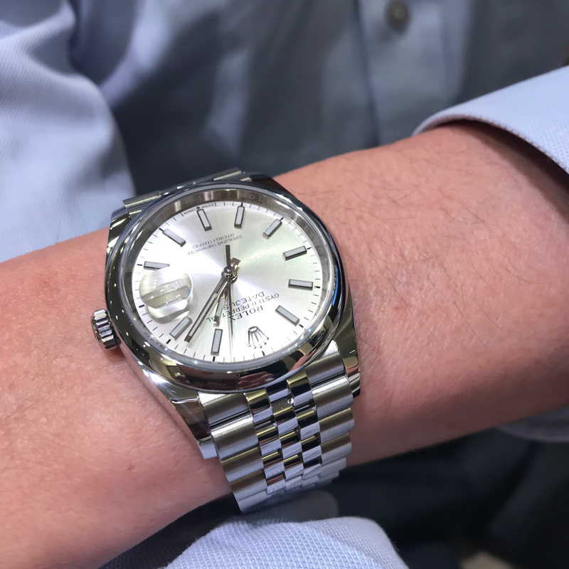 新作100%新品 ROLEX 126200 ROLEX 腕時計 ブライトブルー文字盤の通販 