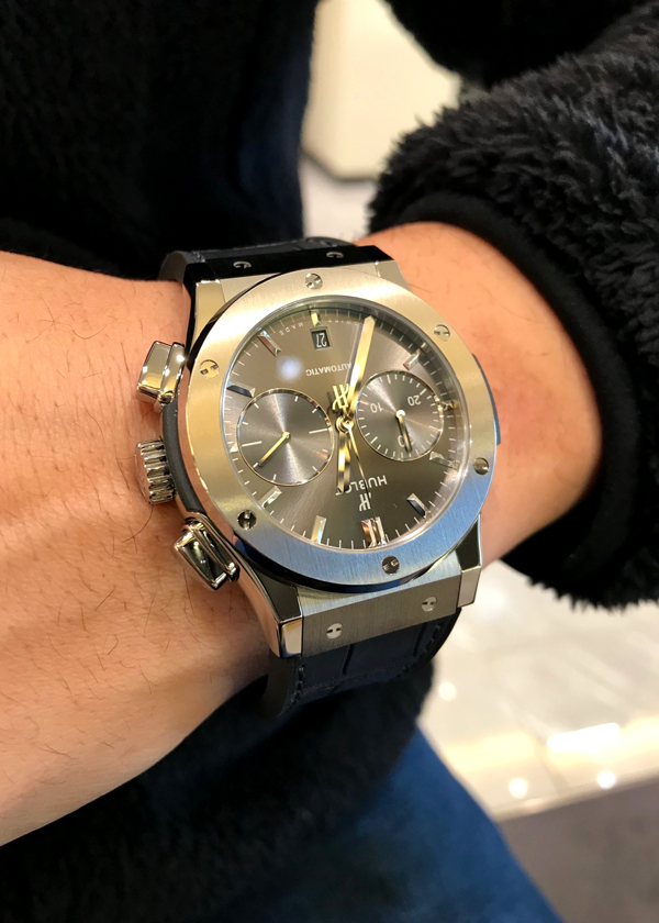 ウブロ【HUBLOT】クラシック フュージョン チタニウム クロノグラフ