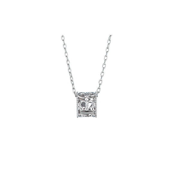 ROYAL ASSCHER NECKLACE