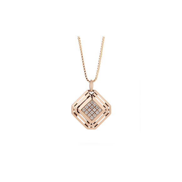 ROYAL ASSCHER NECKLACE