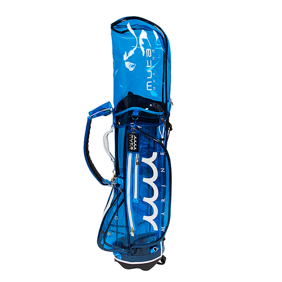 muta MARINE GOLF クリアキャディバック／BLUE
