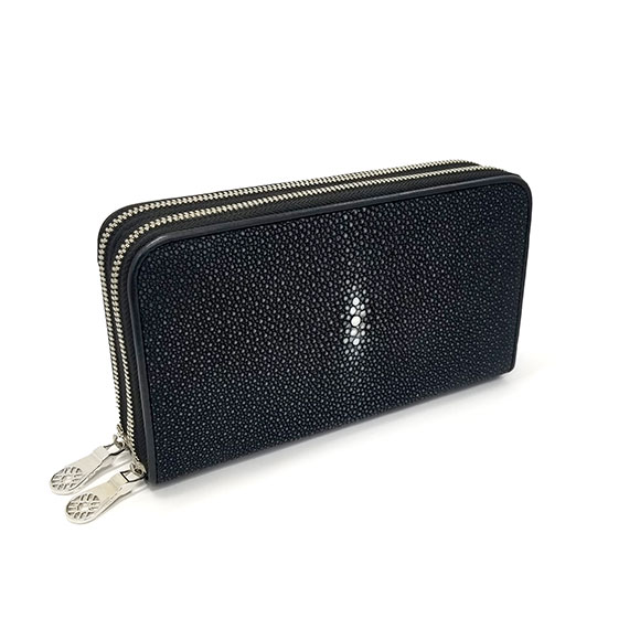 GARUSHA TWIN ZIP LONG WALLET