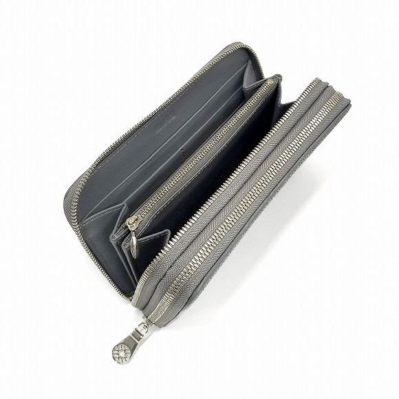 GARUSHA TWIN ZIP LONG WALLET MUWL-LO/TWIN ZIP-GA/SV｜muta (ムータ