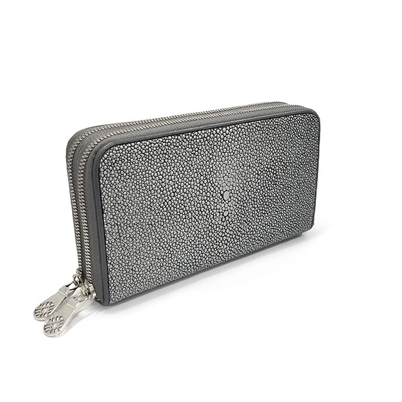 GARUSHA TWIN ZIP LONG WALLET