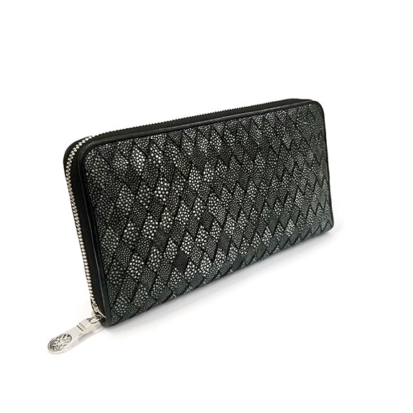 GARUSHA INTRECCIATO ZIP LONG WALLET