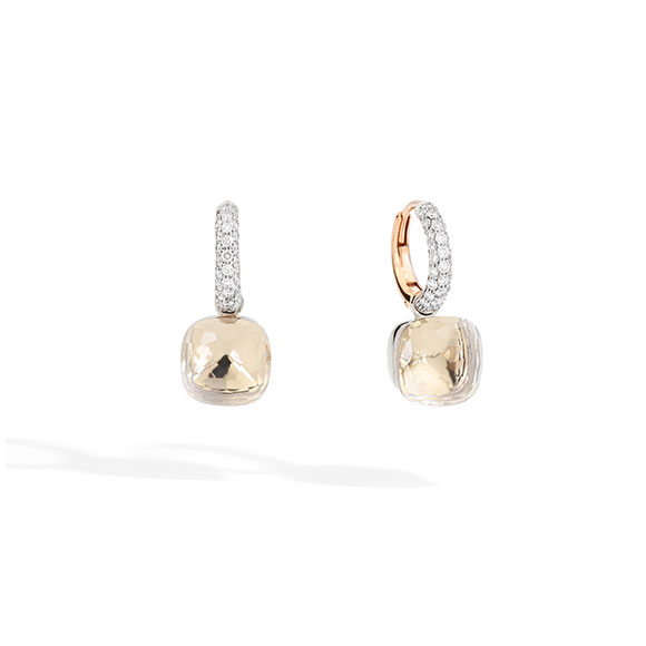 NUDO WITH DIAMONDS EARRINGS