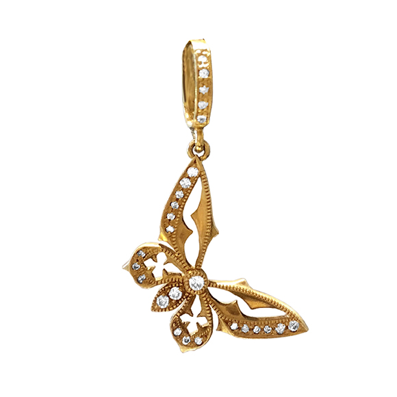 GOTHIC BUTTERFLY PENDANT