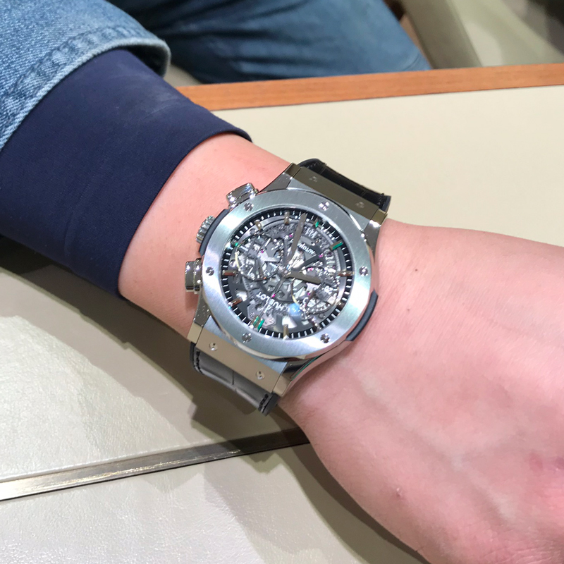 即納超激得 HUBLOT HUBLOT ウブロ クラシック フュージョン チタニウム 45mmの通販 by Kyla's  shop｜ウブロならラクマ