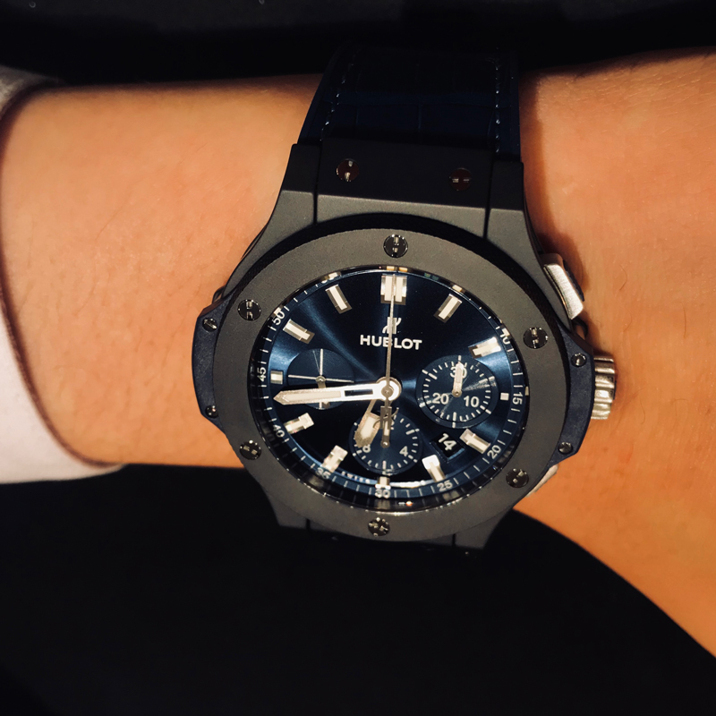 ビッグバン セラミックブルー Ref.301.CI.7170.LR 品 メンズ 腕時計