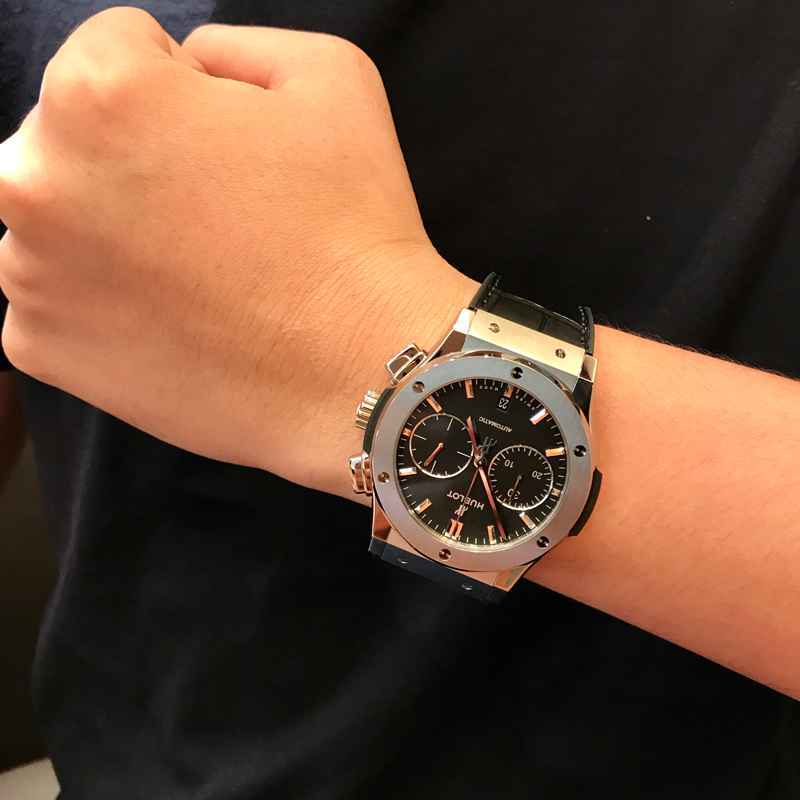 ウブロ【HUBLOT】クラシック フュージョン チタニウム クロノグラフ